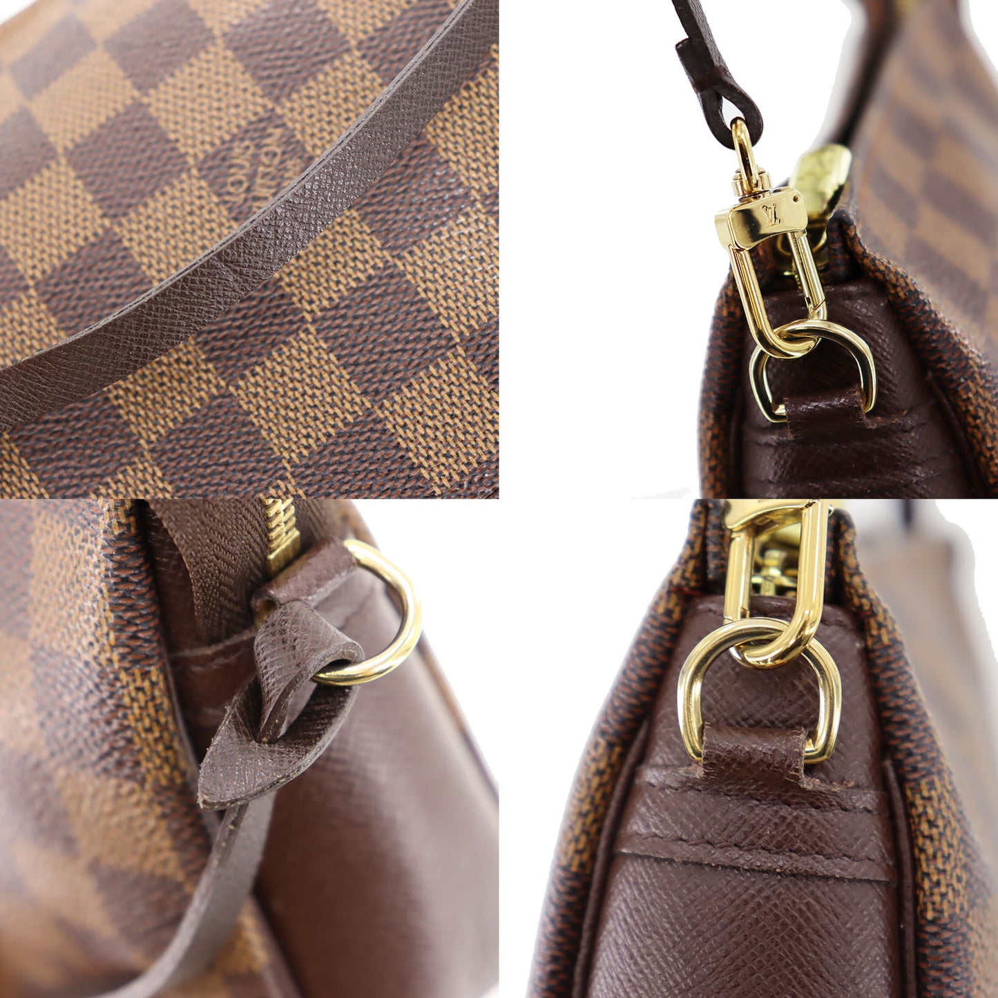 LOUIS VUITTON Trousse Makeup Handbag Pouch Damier N51982 #AG821